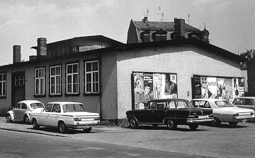 Schulbaracke in der Ziegenstraße