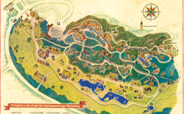 Plan der Tiergartens aus den 1930er Jahren
