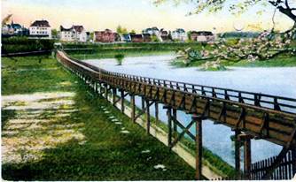 DER EBENSEE-STEG ENTSTEHT 1908